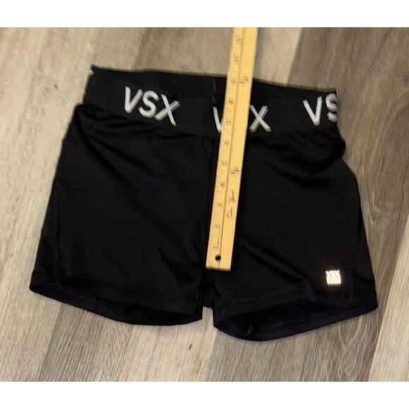 VSX Womens Black Athletic Shorts With Logo Waistband - Picture 5 of 5